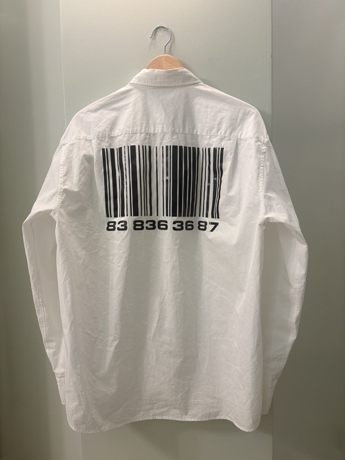 Vetements Vetements Barcode Shirt Size US M / EU 48-50 / 2 - 1 Thumbnail