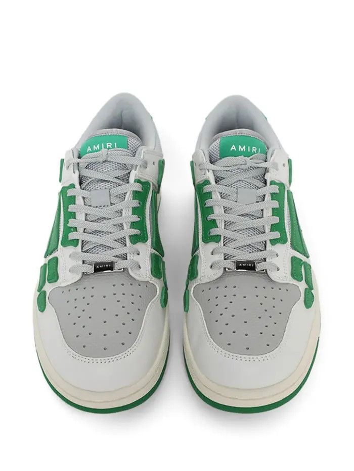 Amiri o1s1wg110526 Skel Top Leather Sneakers in Multicolor Size US 13 / EU 46 - 3 Thumbnail