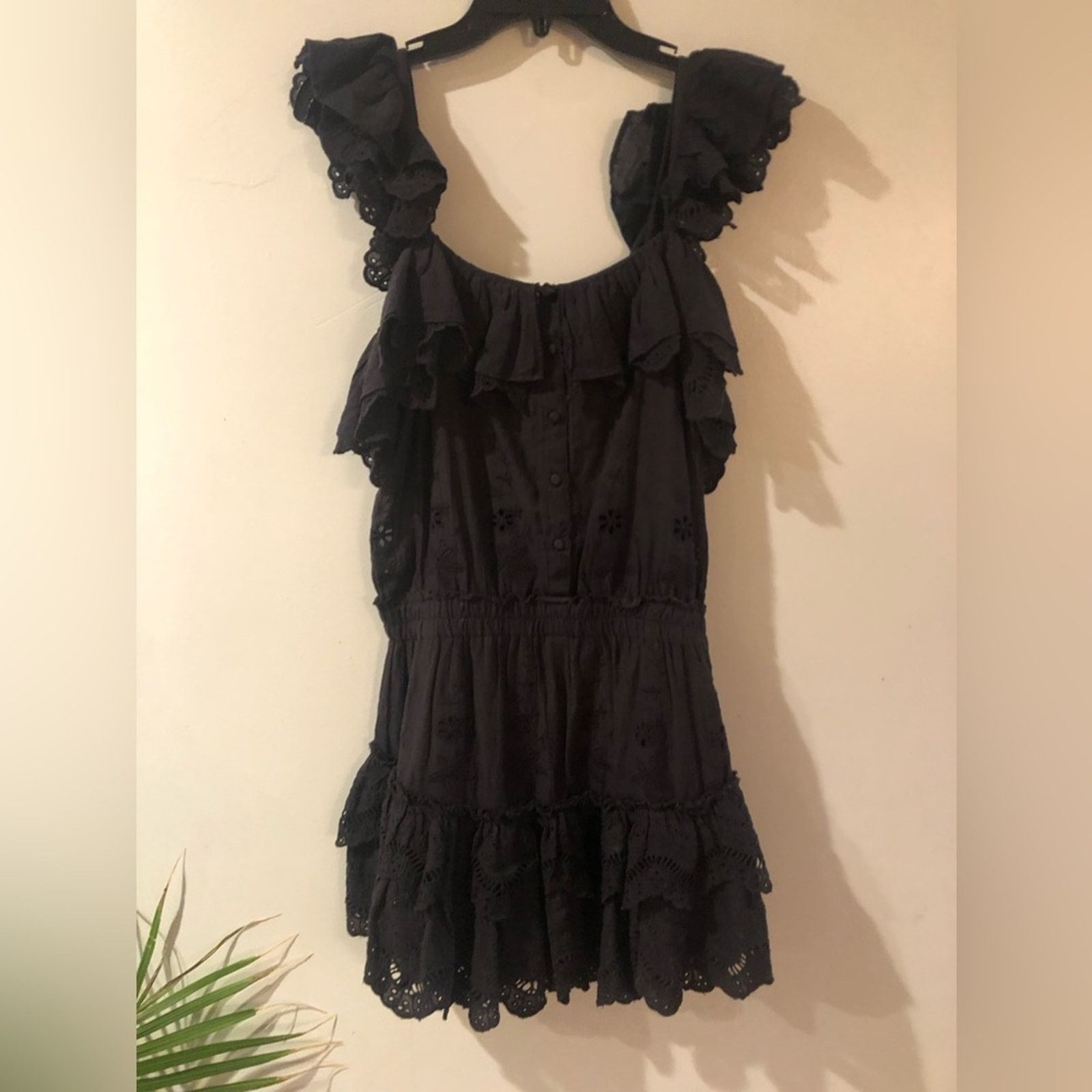 LoveShackFancy Loveshackfancy knitted embroidered dress in black xxs Size XXS / US 00 / IT 34 - 4 Thumbnail