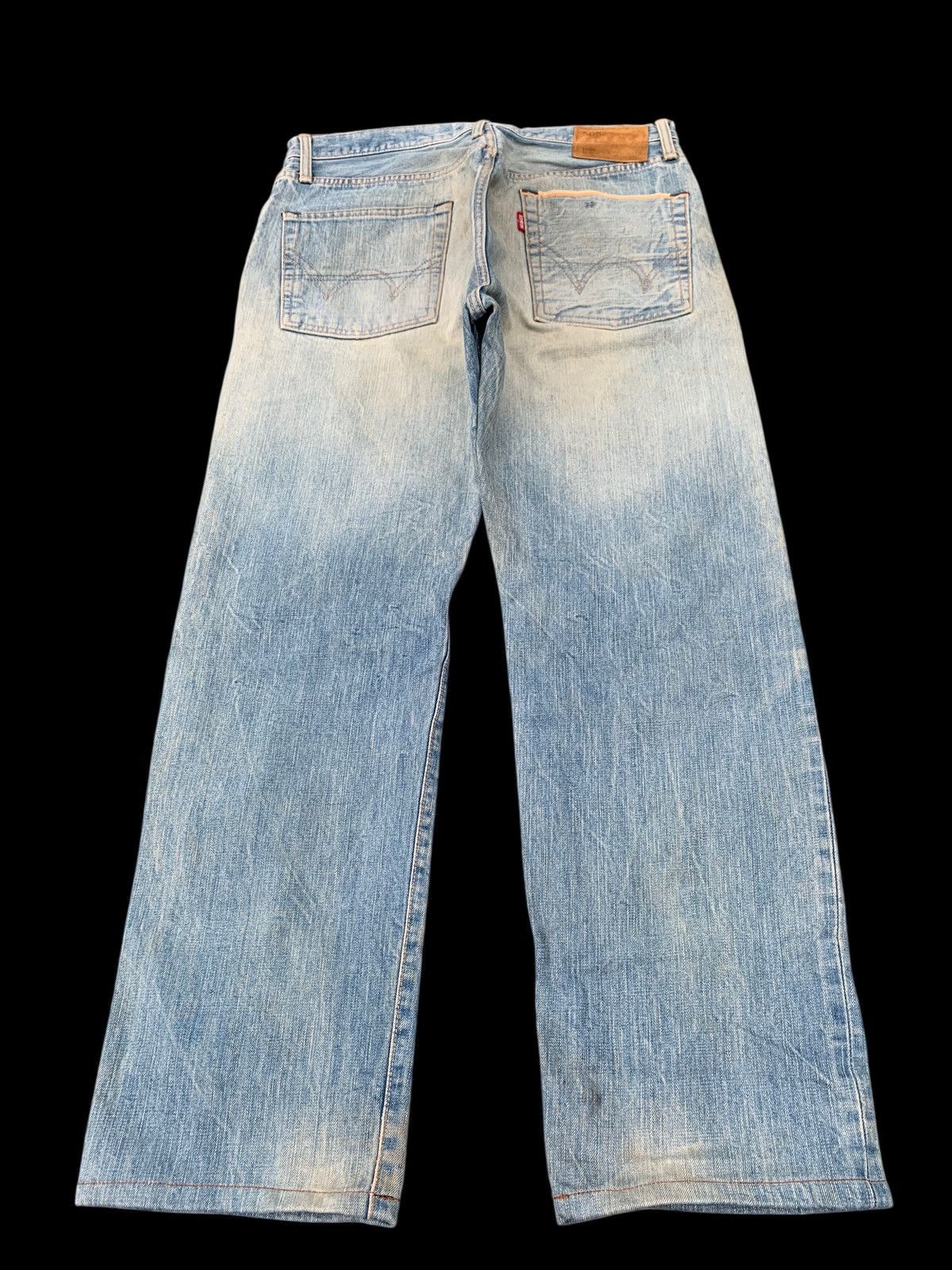 Edwin VINTAGE EDWIN 505s SELVEDGE FADED&RUSTY DISTRESSED DENIM Size US 32 / EU 48 - 4 Thumbnail
