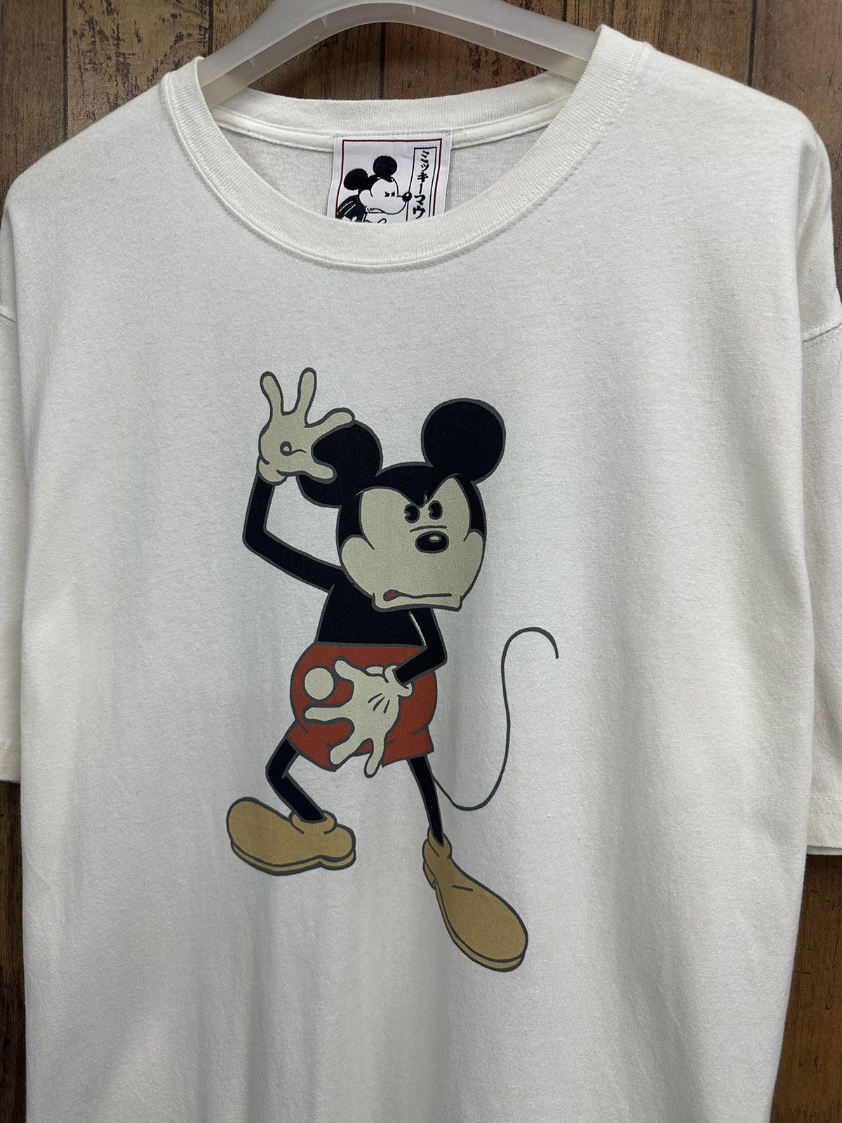 Disney Bad Boy Mickey Japan Special Product Design Tshirt A251 Size US M / EU 48-50 / 2 - 2 Thumbnail