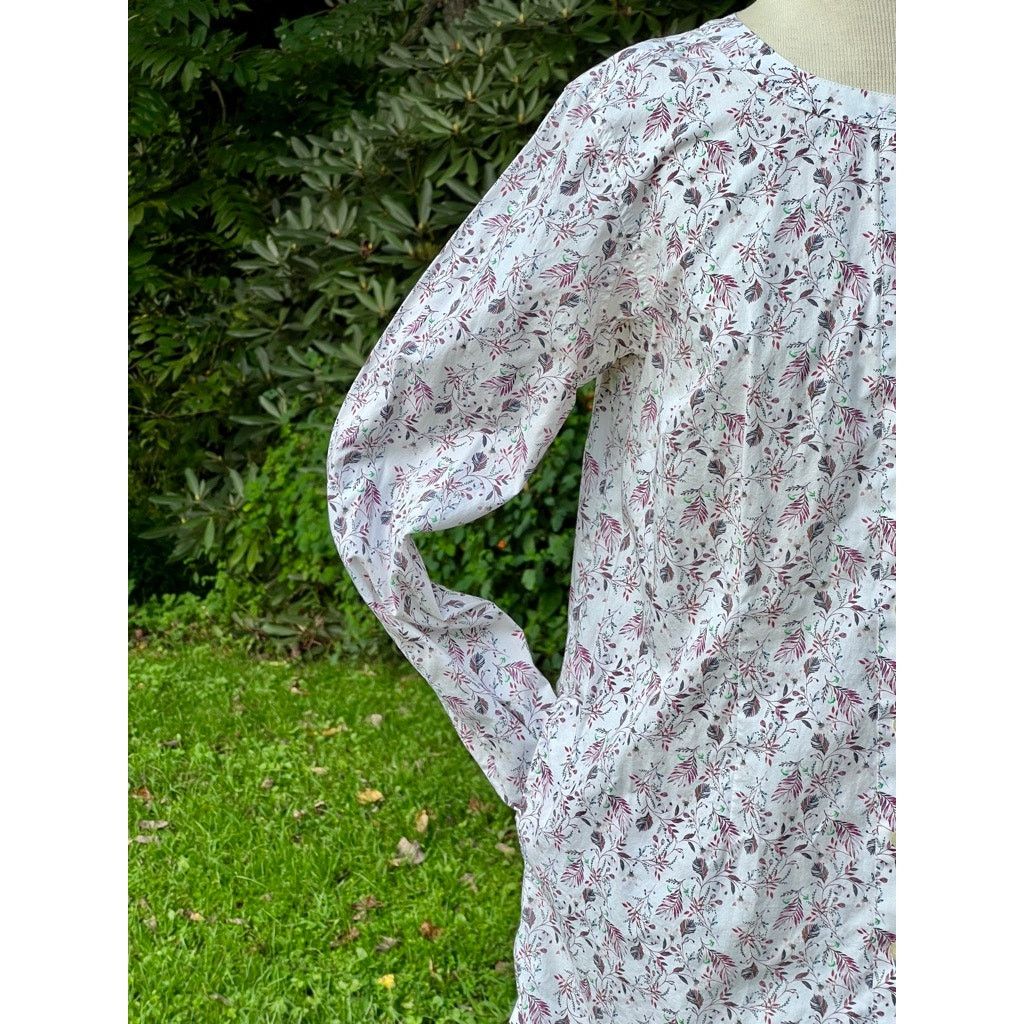 Duluth Trading Company Women Duluth S No Gap Button Front 3/4 Sleeve Tunic Size S / US 4 / IT 40 - 3 Thumbnail