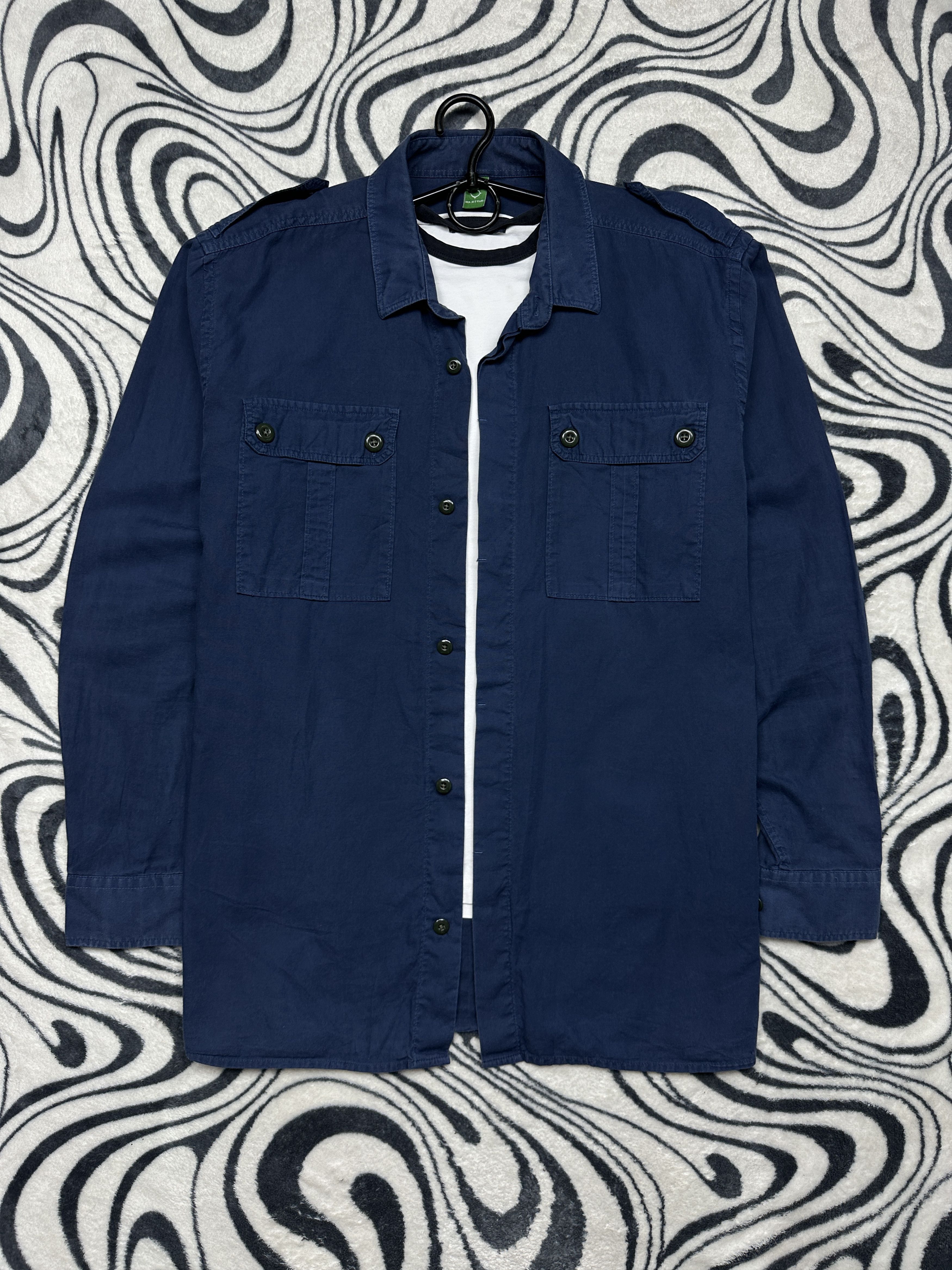 Massimo Osti Ma.Strum Vintage Mens Overshirt Shirt Size US XL / EU 56 / 4 - 1 Thumbnail