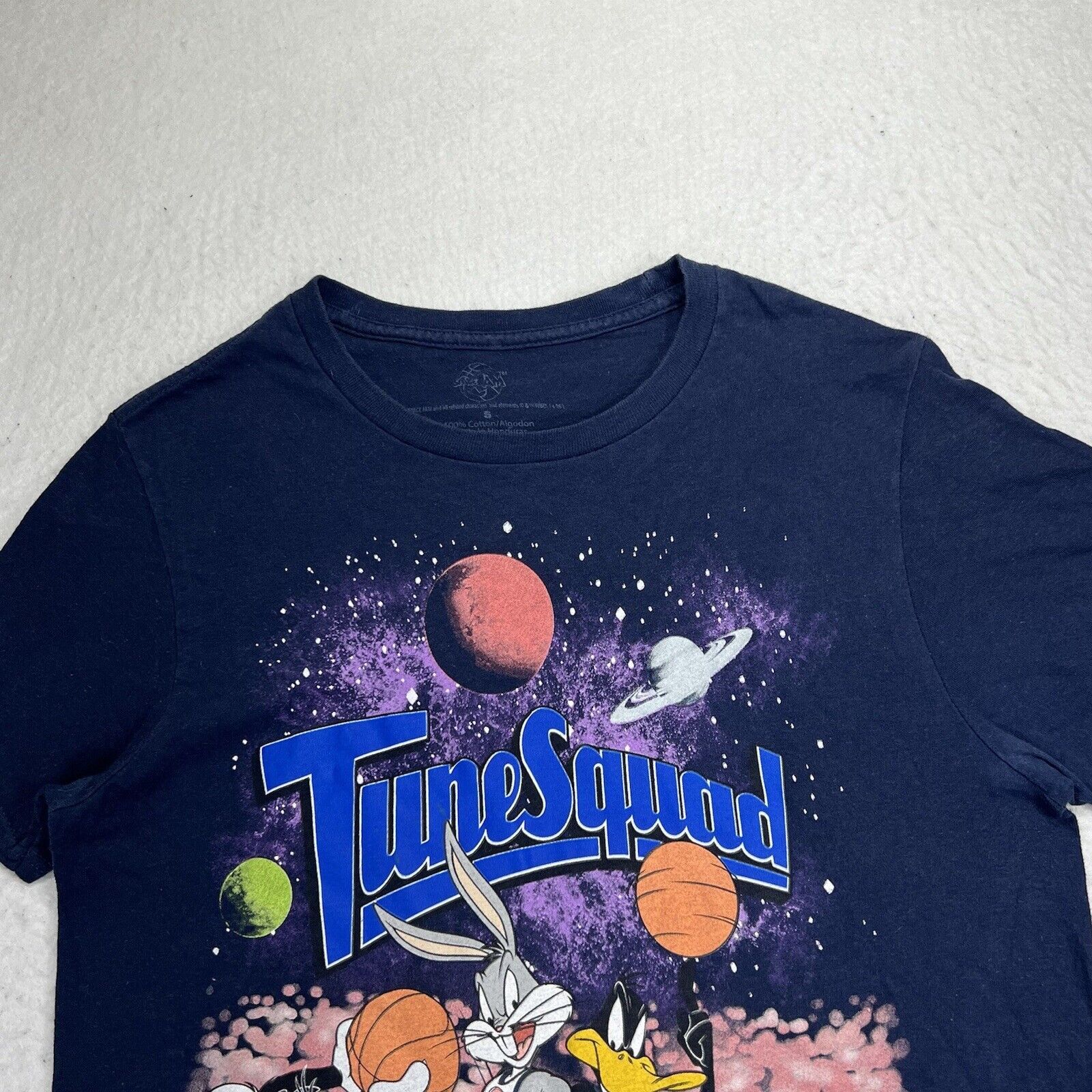T-shirt Space Jam Officiel - Tunes Squad - Bugs Bunny & Daffy Duck - Taille M