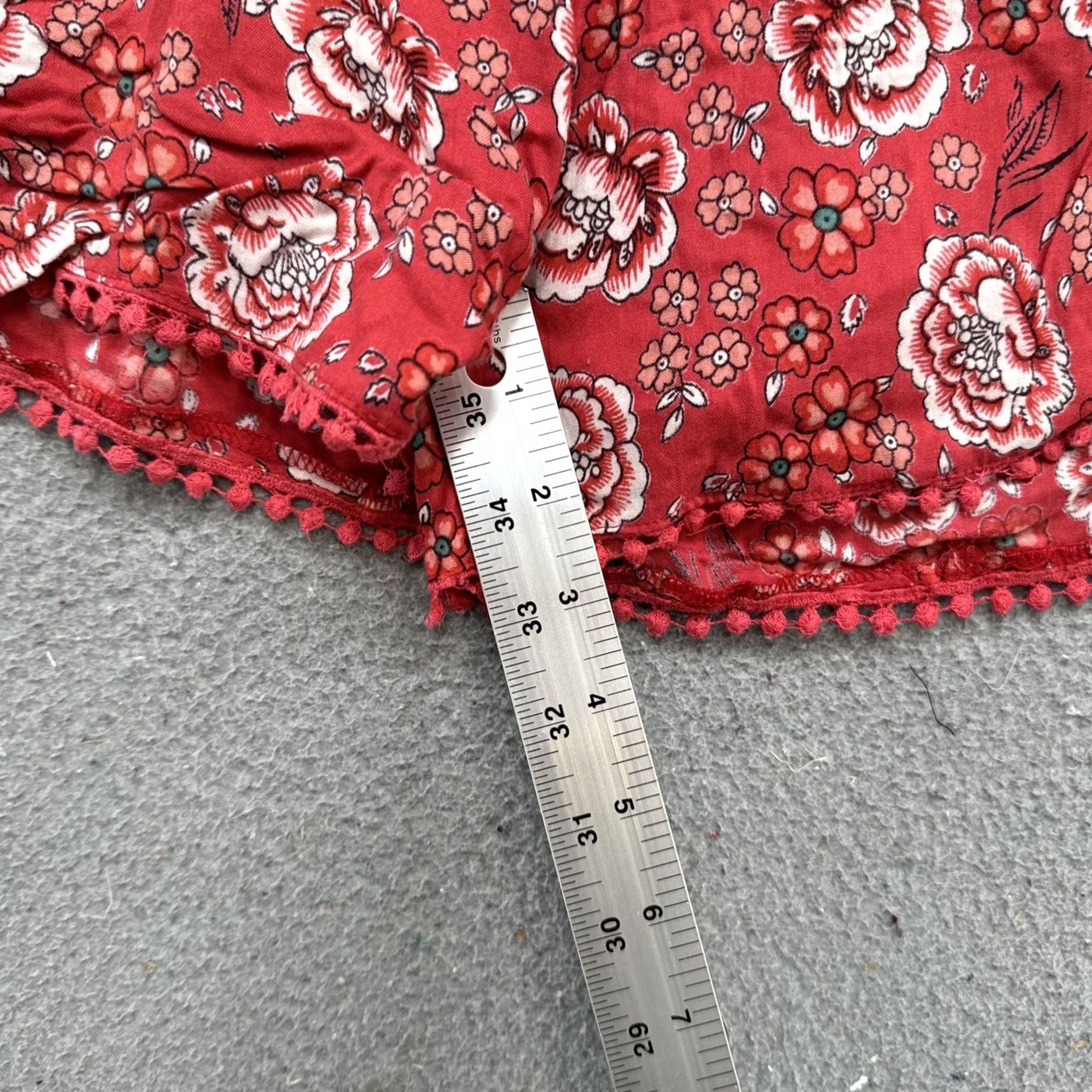 Vintage Angie Women’s Boho Floral Shorts in Size Medium NEW Size 32" / US 10 / IT 46 - 6 Thumbnail
