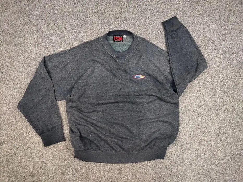 Nike Vintage 90's Nike Premier Distressed Paint Sweatshirt Size US L / EU 52-54 / 3 - 4 Thumbnail