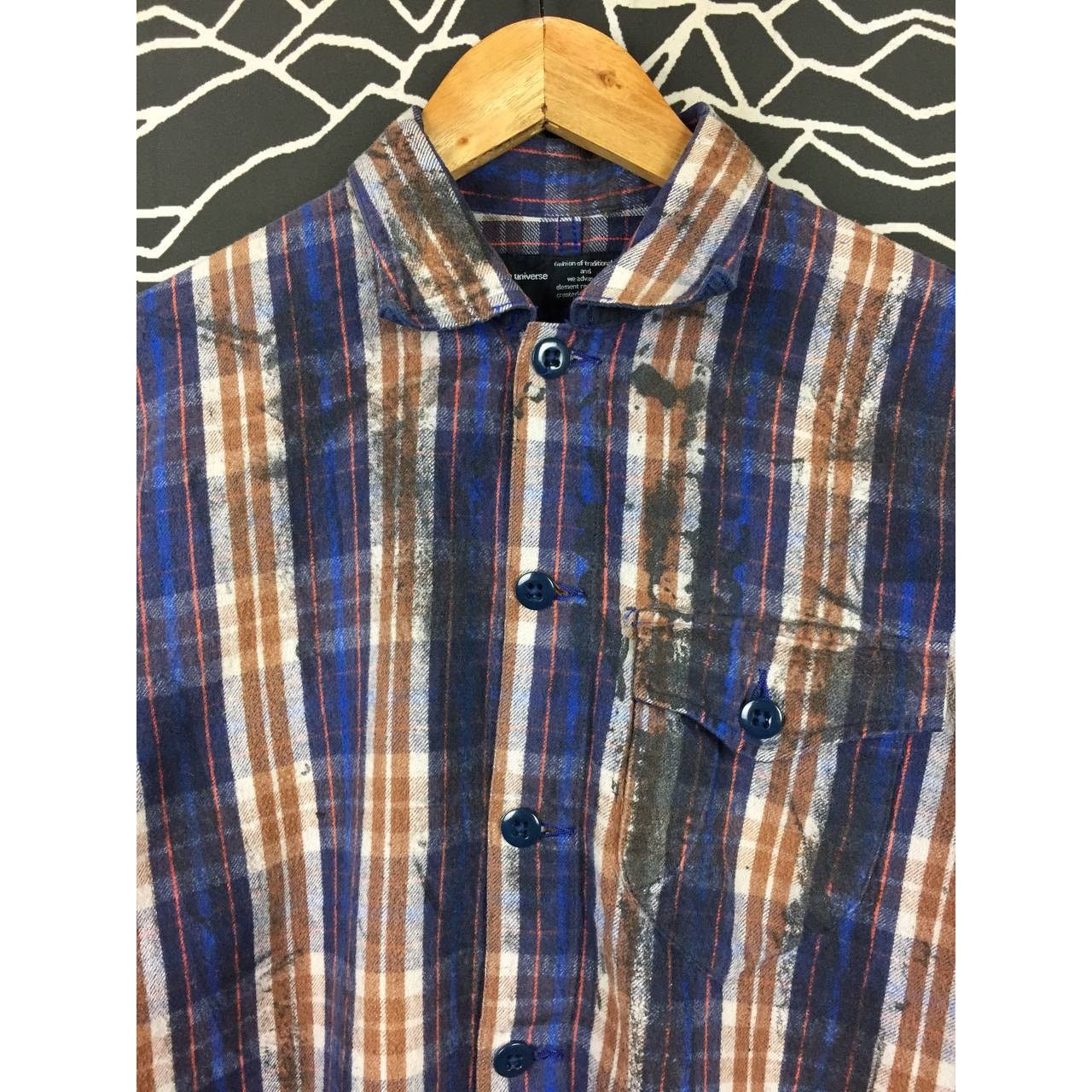Flannel × Japanese Brand × NANO universe Nano Universe Grunge Aesthetic Plaid Flannel Shirt Size US M / EU 48-50 / 2 - 3 Thumbnail