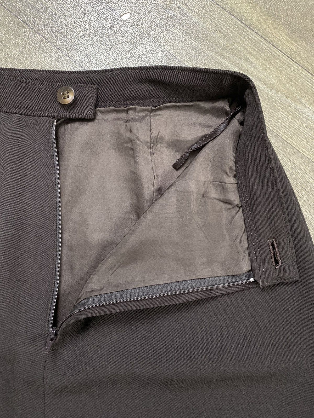 Tricot Comme des Garcons AD1993 Vintage Tricot Comme des Garcons CDG Brown Midi Skirt Size 26" / US 2 / IT 38 - 5 Thumbnail