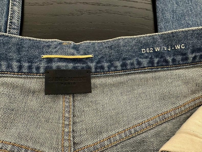Saint Laurent Paris Saint Laurent Paris SLP YSL Mick Charlotte Denim Pants for Size US 29 - 7 Thumbnail
