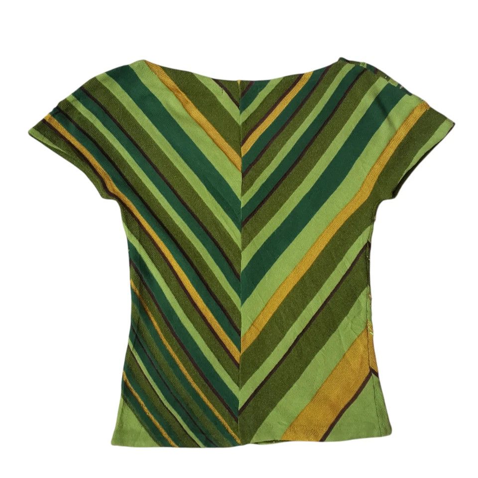 Vivienne Tam Vintage Vivienne Tam Tops Sequin Acrylic Rayon Striped Size XS / US 0-2 / IT 36-38 - 7 Thumbnail