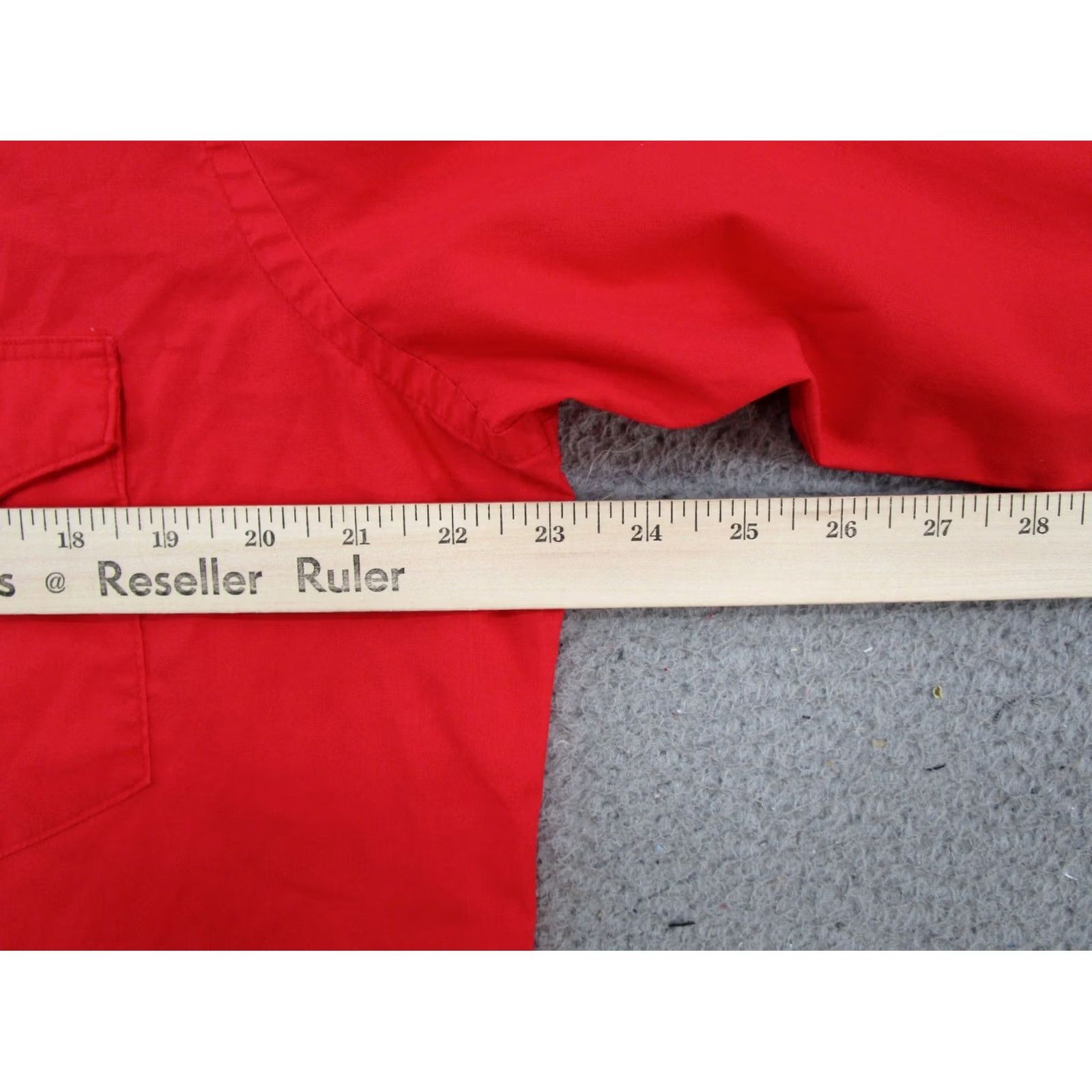 Wrangler VINTAGE Wrangler Red Pearl Snap Up Long Sleeve Shirt Mens 16.5-35 Rodeo Western 90s Mens Shirt Size US XL / EU 56 / 4 - 6 Thumbnail