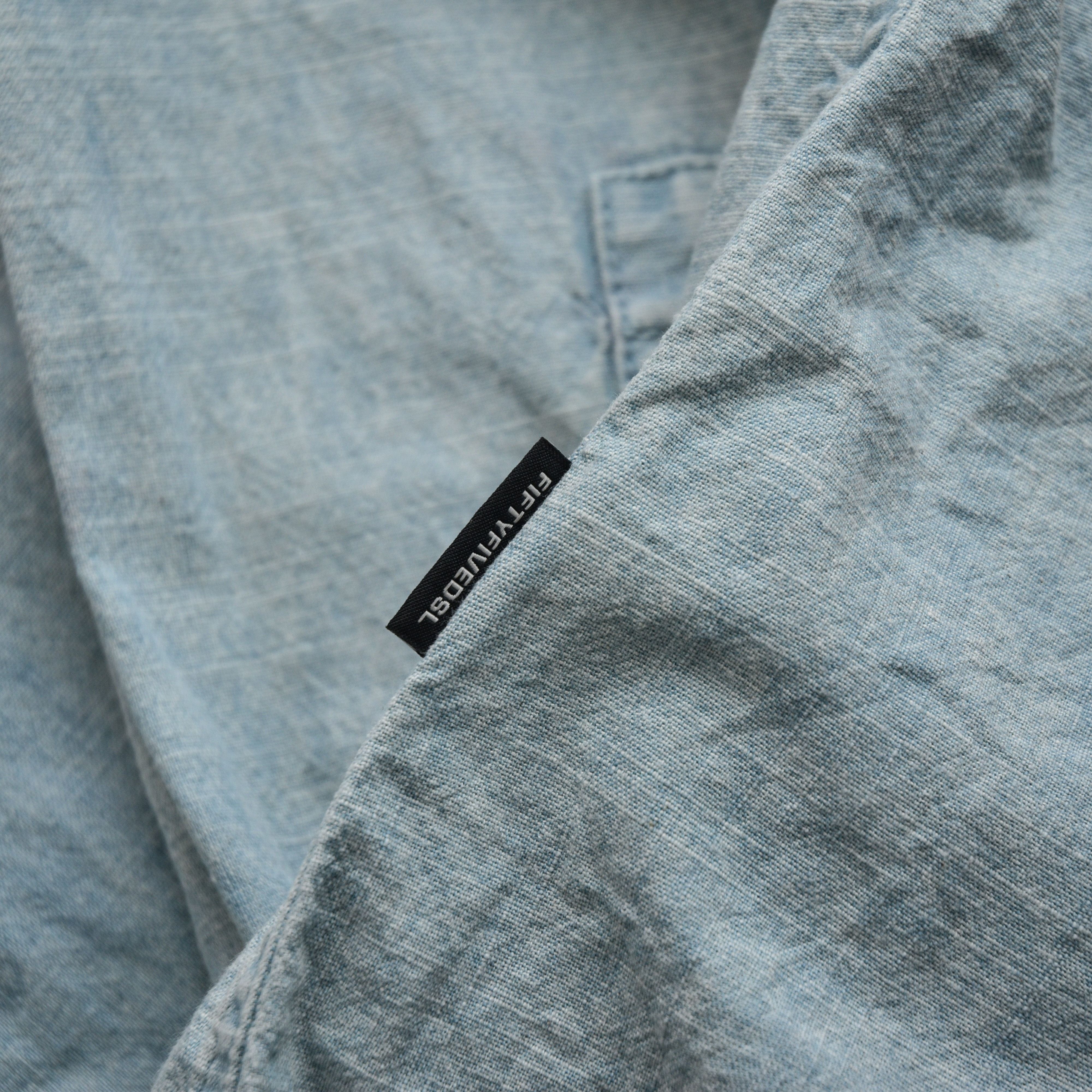 55DSL 90s 55 DSL distressed Diesel Very Rare Faded Denim Shirt Size US L / EU 52-54 / 3 - 11 Thumbnail