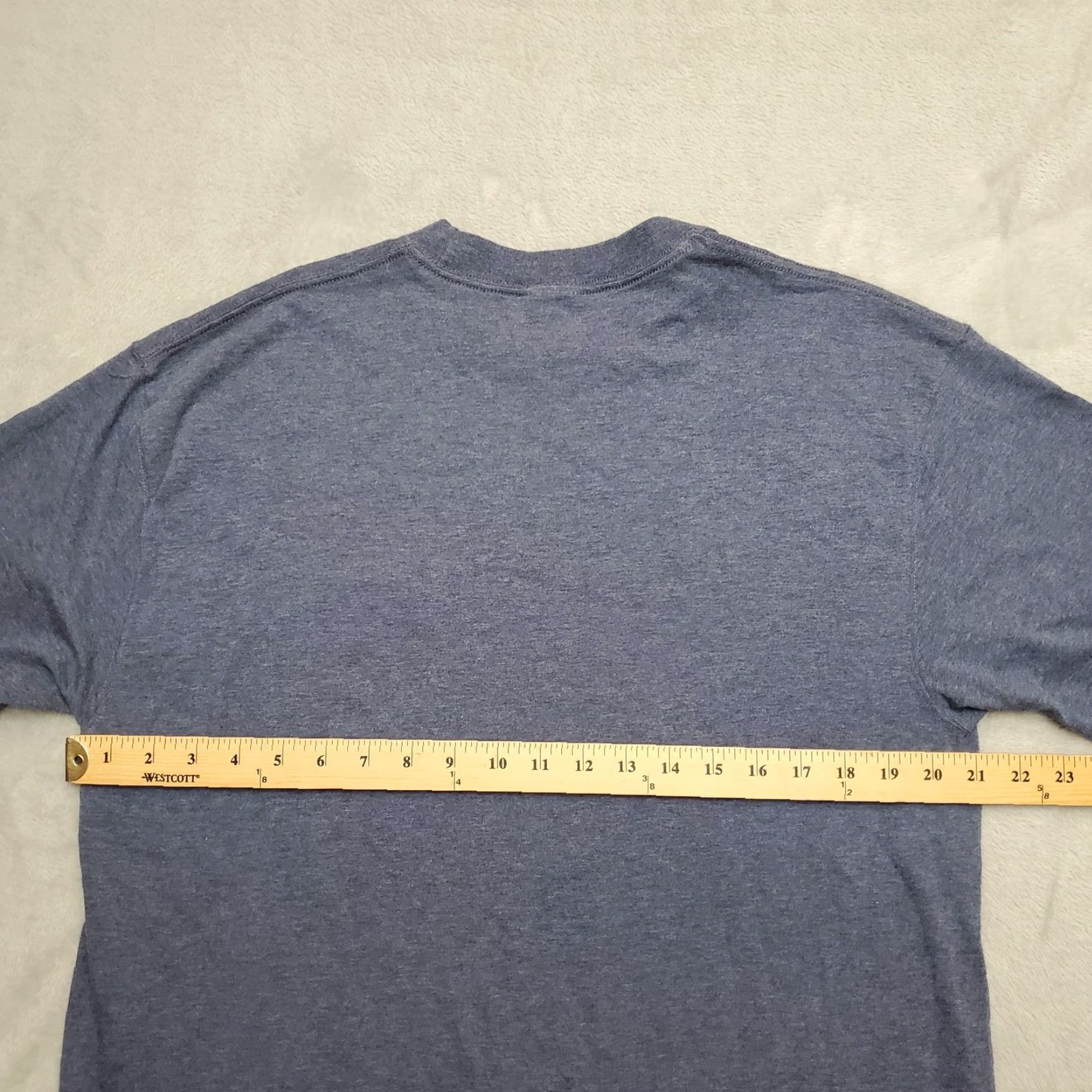 Vintage VINTAGE DC Athletic Club Shirt Mens L Blue Pocket 100% Cotton Casual TEE Size US L / EU 52-54 / 3 - 6 Thumbnail