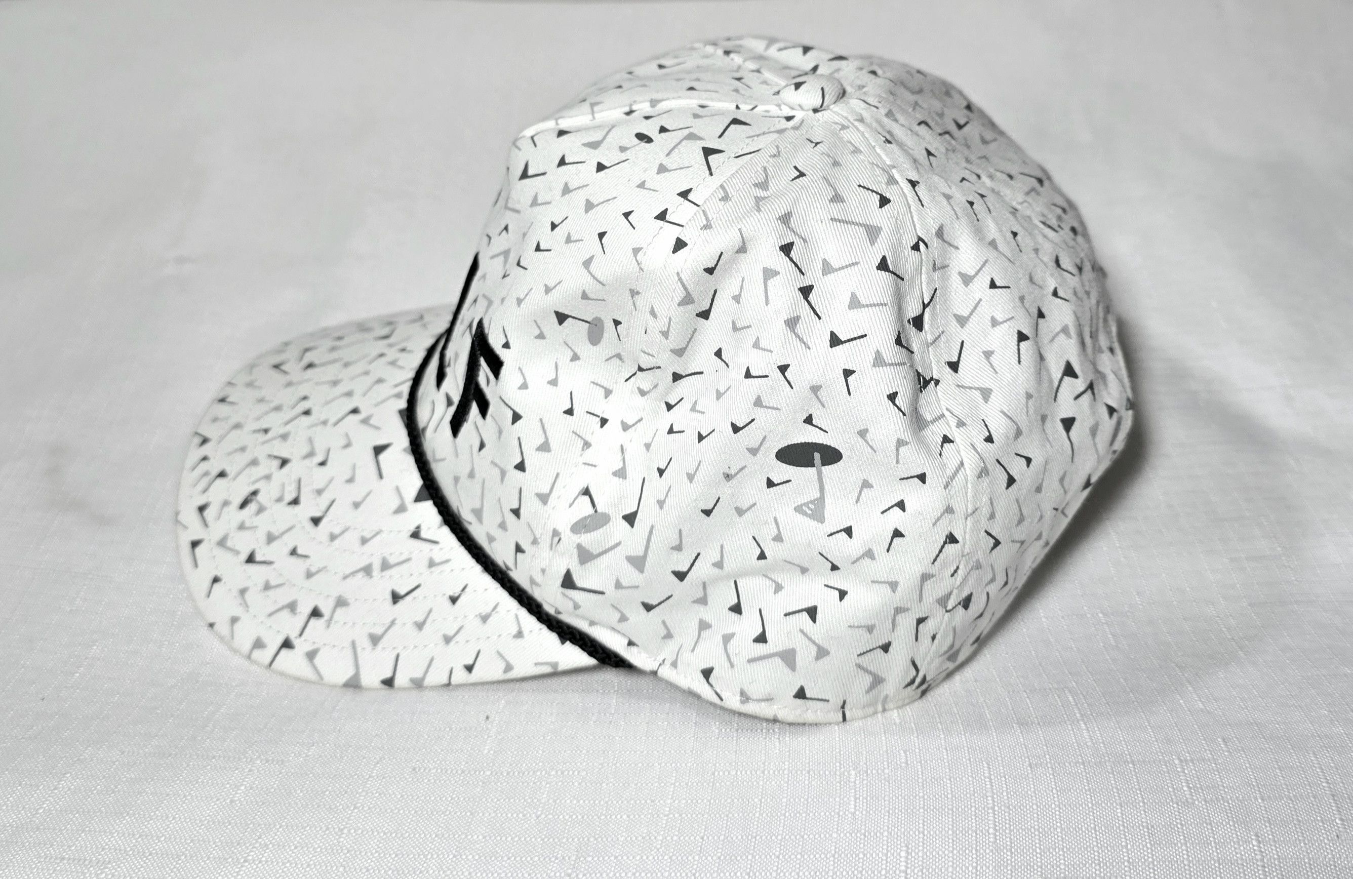 Adidas Adidas X Golf AOP White Black Snapback Flag Players Hat Size ONE SIZE - 2 Thumbnail