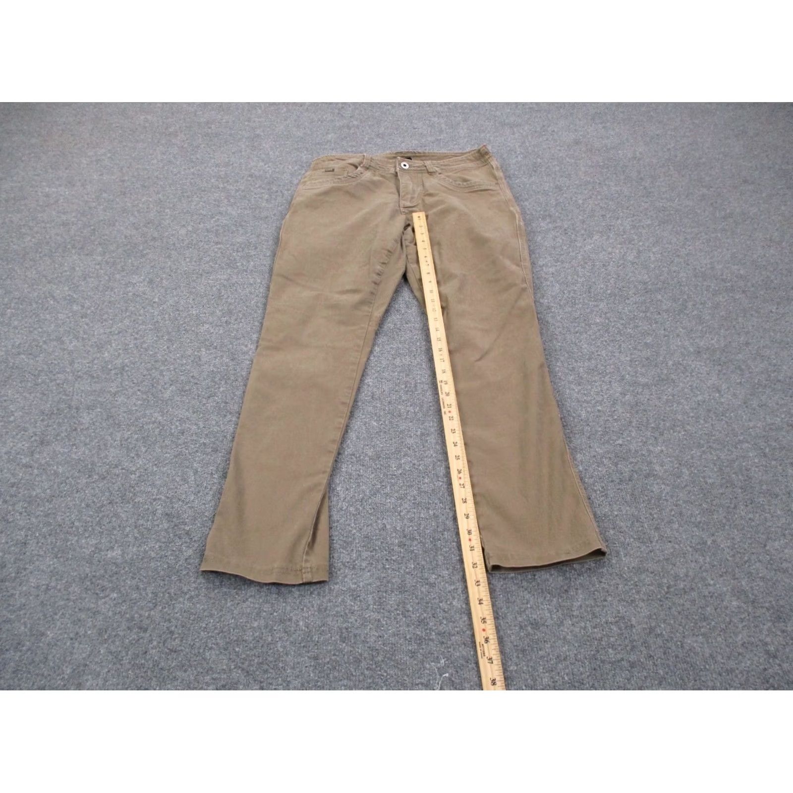 Vintage Kuhl Pants Mens 31 X 34 Beige Revolt Rock Climbing Hiking Workwear Carpenter Pants Mens Beige Kuhl Rock Climbing Workwear Pants Size US 32 / EU 48 - 3 Thumbnail