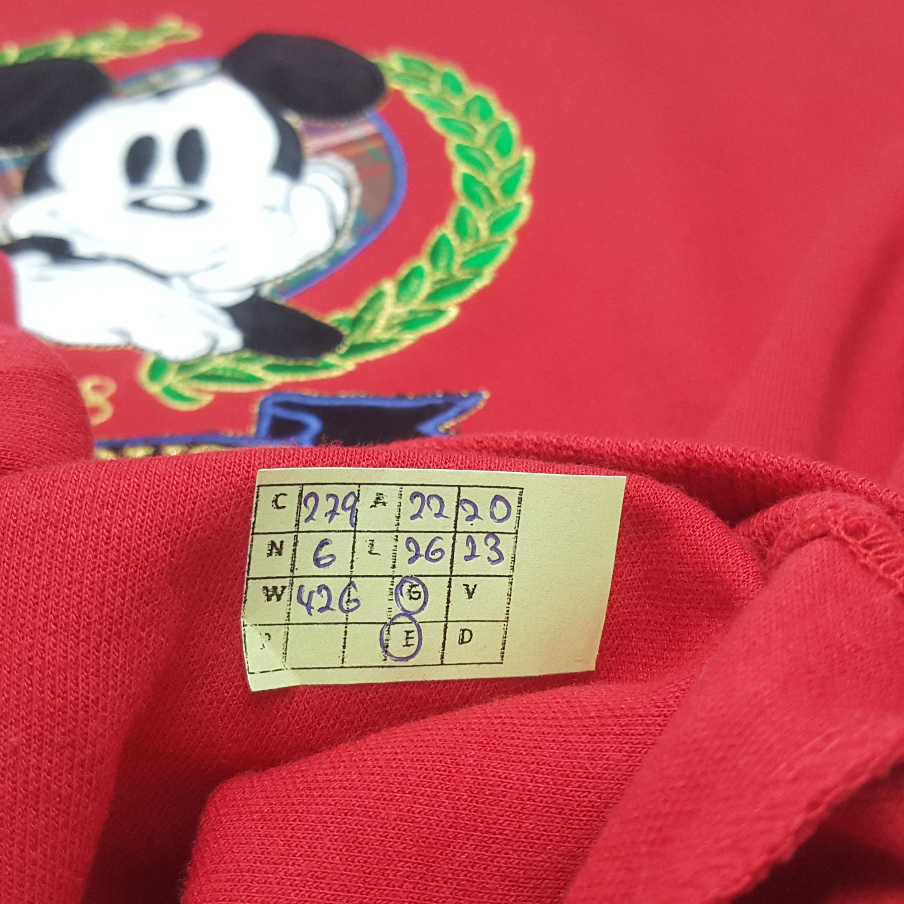 Disney × Mickey Mouse × Vintage Vintage Mickey Mouse Disney Cartoon Character Sweatshirt Size US M / EU 48-50 / 2 - 8 Thumbnail