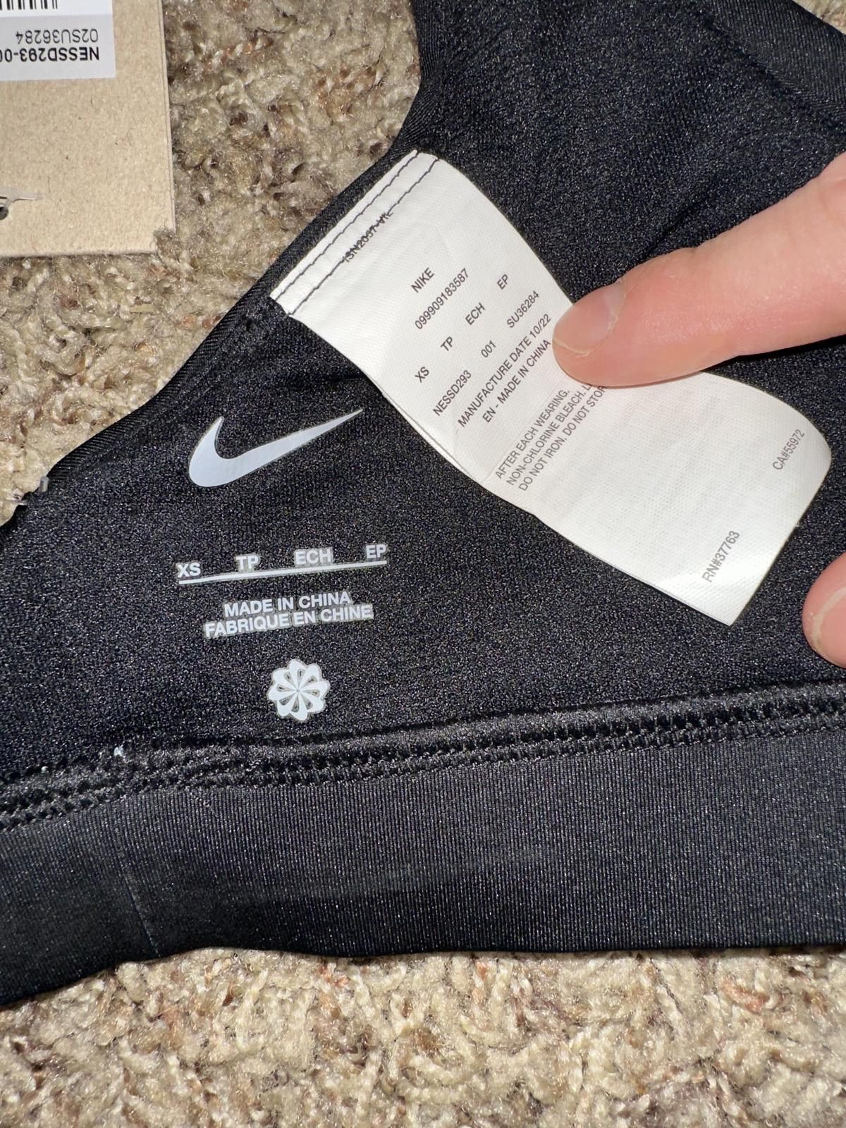 Nike Nike Women Multi Logo Scoop Neck Bikini Top Size ONE SIZE - 7 Thumbnail