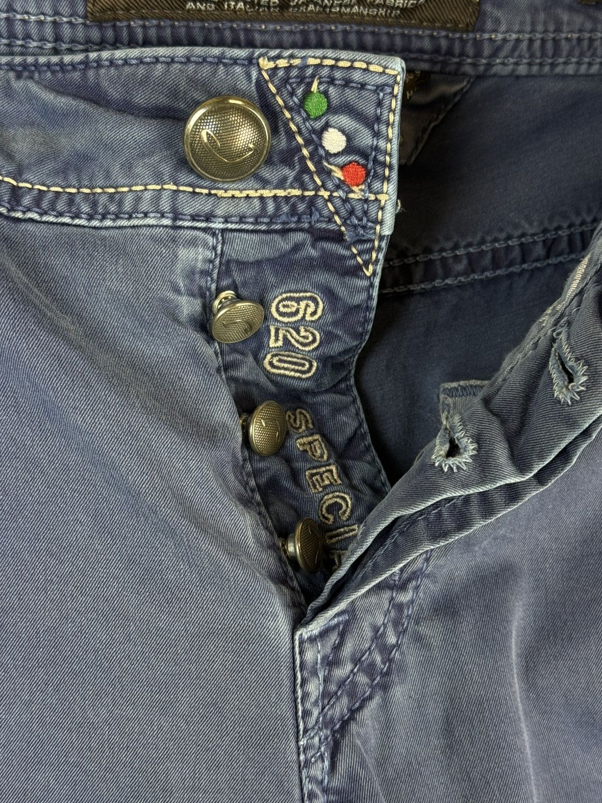Jacob Cohen Jacob Cohen 620 Special J620 Pants In Blue Size 31 Size US 31 - 4 Thumbnail