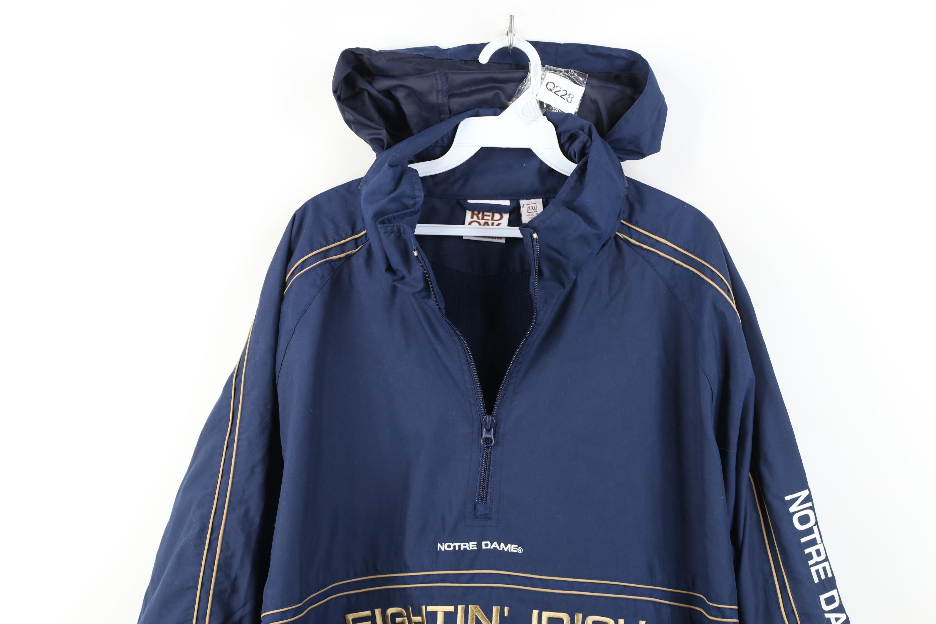 Vintage Deadstock Vintage 90s Y2K University Hooded Anorak Jacket Size US XXL / EU 58 / 5 - 2 Thumbnail