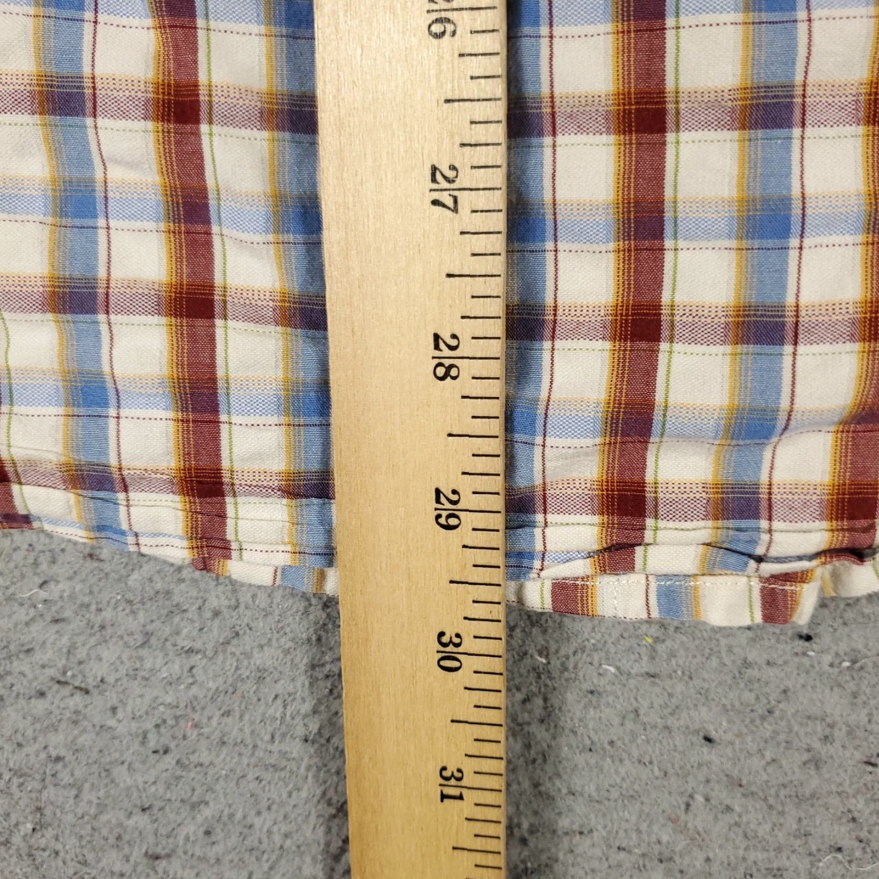 Faconnable Façonnable Button-Up Shirt Mens Medium Red Blue Plaid Long Sleeve Casual Size US M / EU 48-50 / 2 - 4 Thumbnail