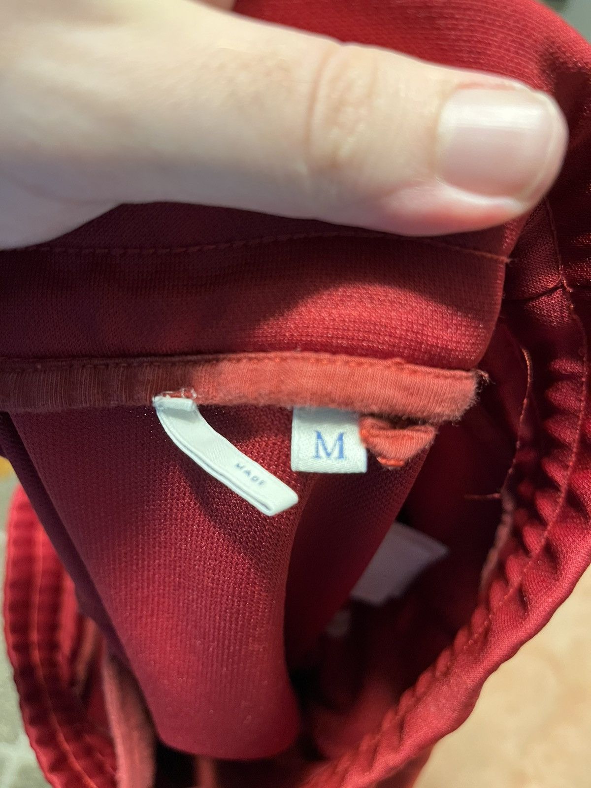 Moncler Moncler Track Pants Red with Blue Stripe Size US 30 / EU 46 - 6 Thumbnail