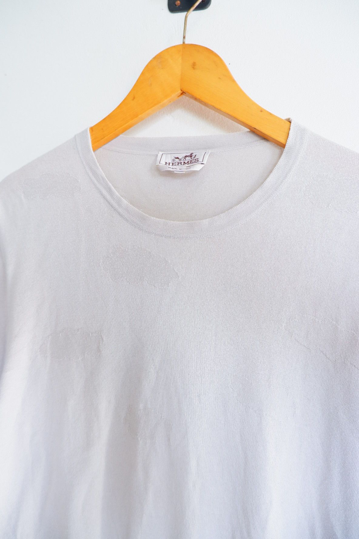 Hermes Hermes Cloud Jacquard Cotton Cashmere Knitwear Size US M / EU 48-50 / 2 - 2 Thumbnail