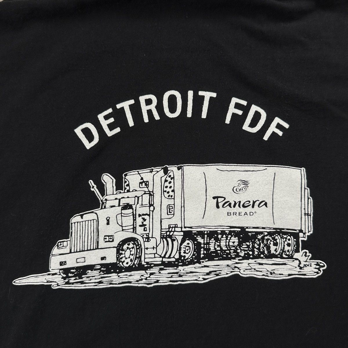Vintage Panera Bread Detroit Black T Shirt Size US XL / EU 56 / 4 - 5 Thumbnail