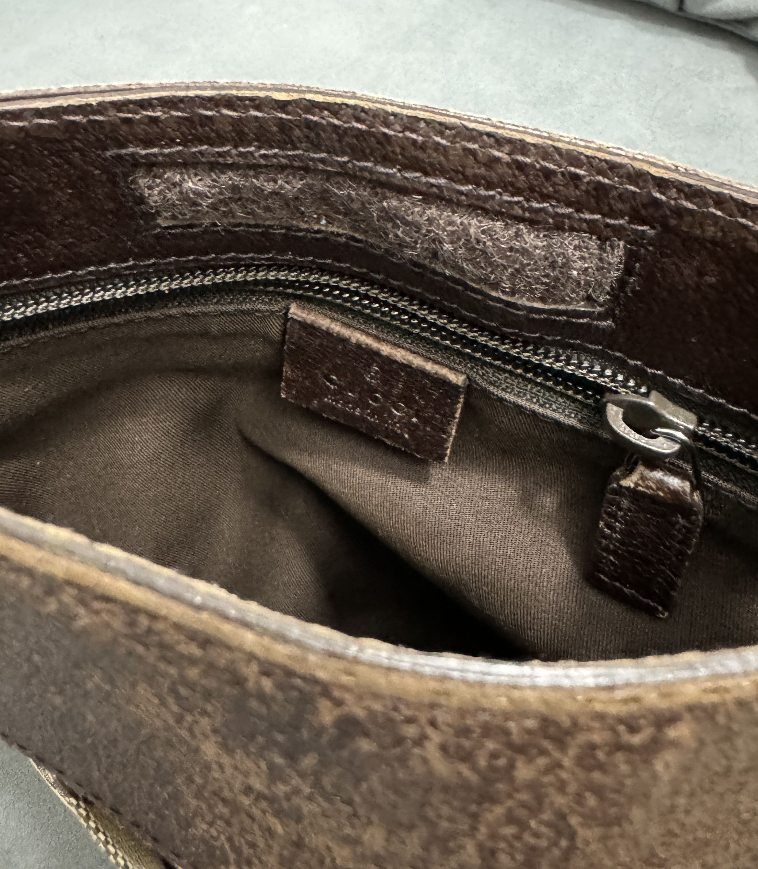 Gucci Gucci Shoulder Bag GG Canvas Leather Beige/Brown Crossbody Size ONE SIZE - 10 Thumbnail