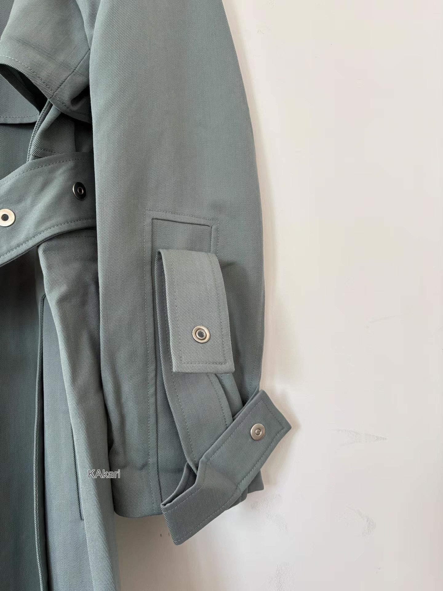 Wooyoungmi Gray Double-Breasted Trench Coat with Belt Size US M / EU 48-50 / 2 - 4 Thumbnail