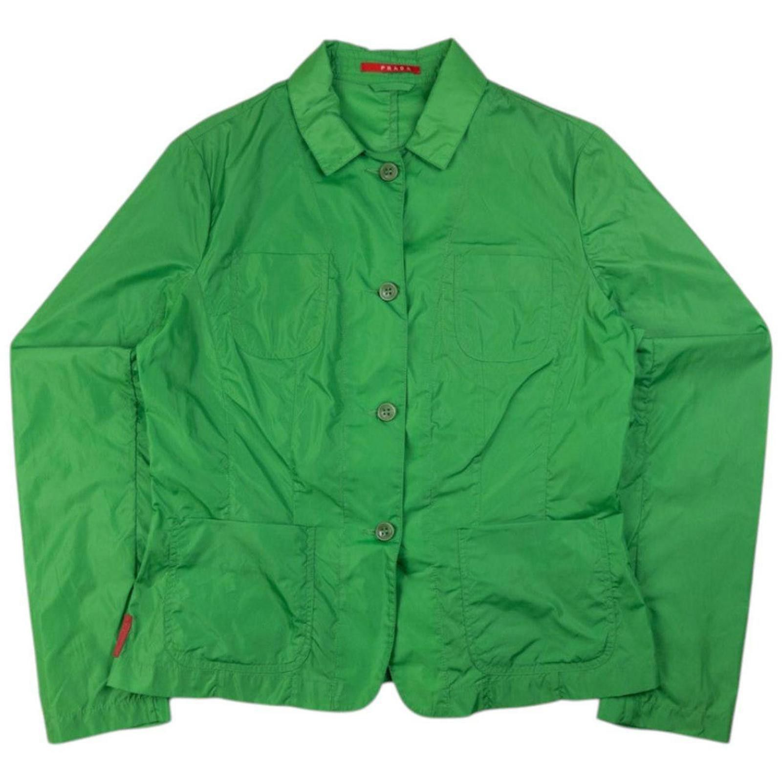 Prada Vintage Prada Sport Lightweight Button Up Jacket Womens M Size M / US 6-8 / IT 42-44 - 1 Thumbnail