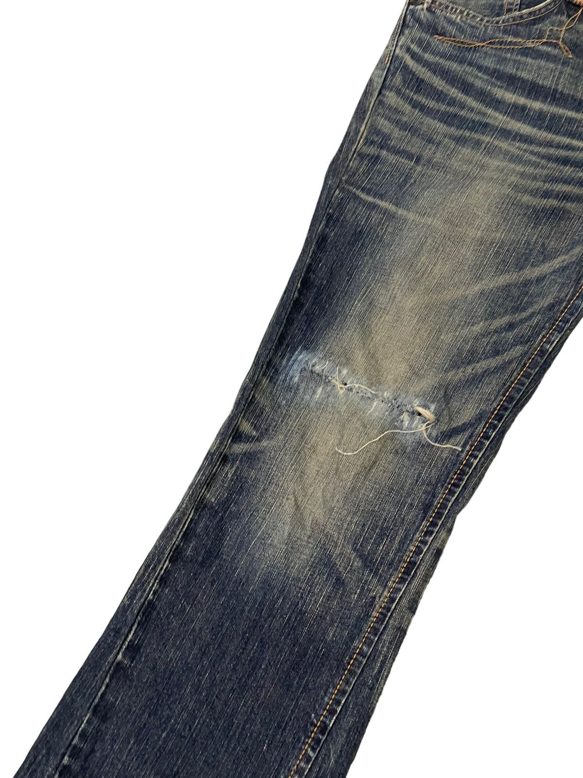 Edwin Flare Jeans Edwin Native Japan Distress Boot Cut 7🟦2 Size US 30 / EU 46 - 6 Thumbnail