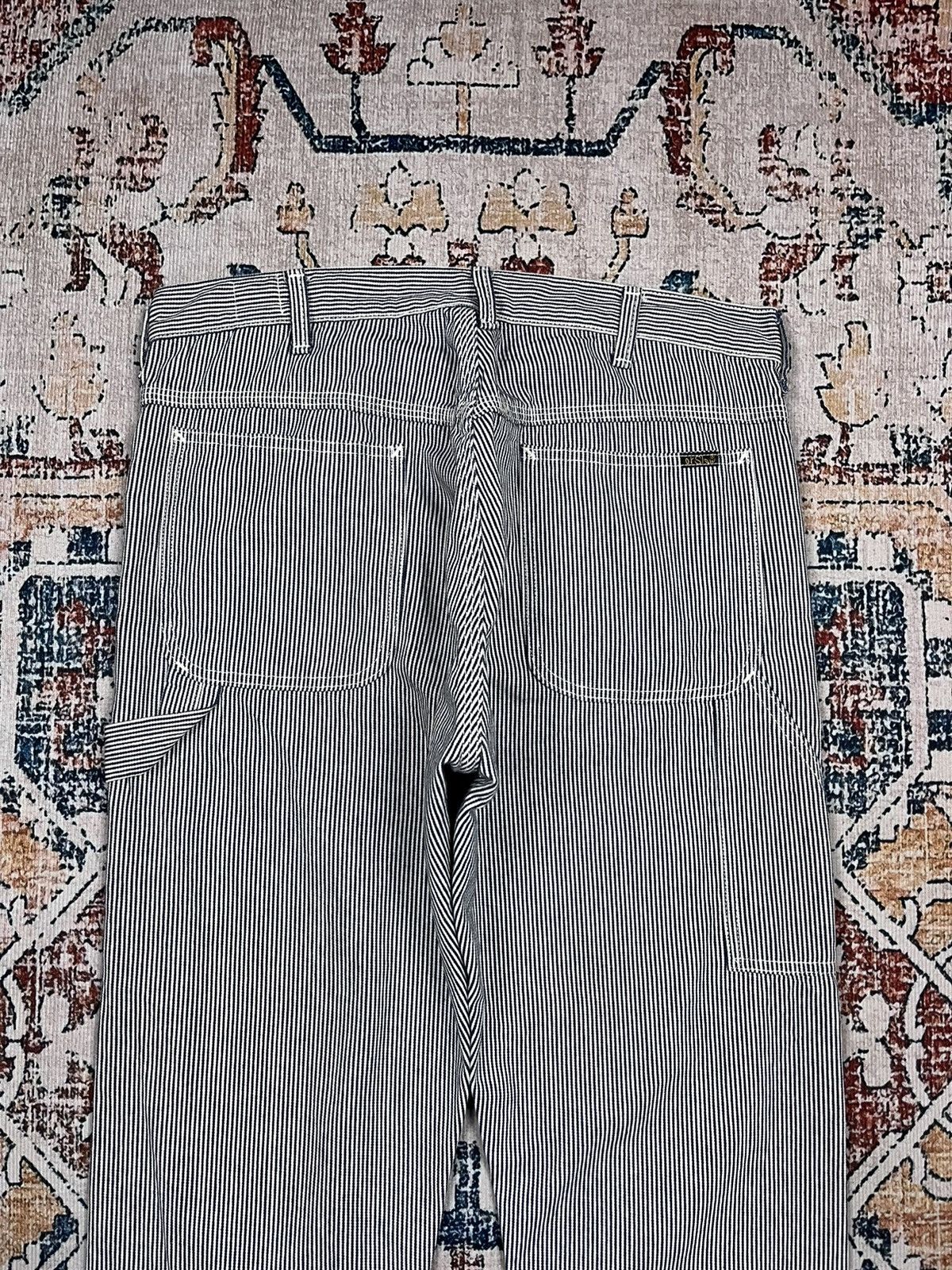 Orslow Vtg Orslow Carpenter Pants Striped Size US 32 / EU 48 - 6 Thumbnail
