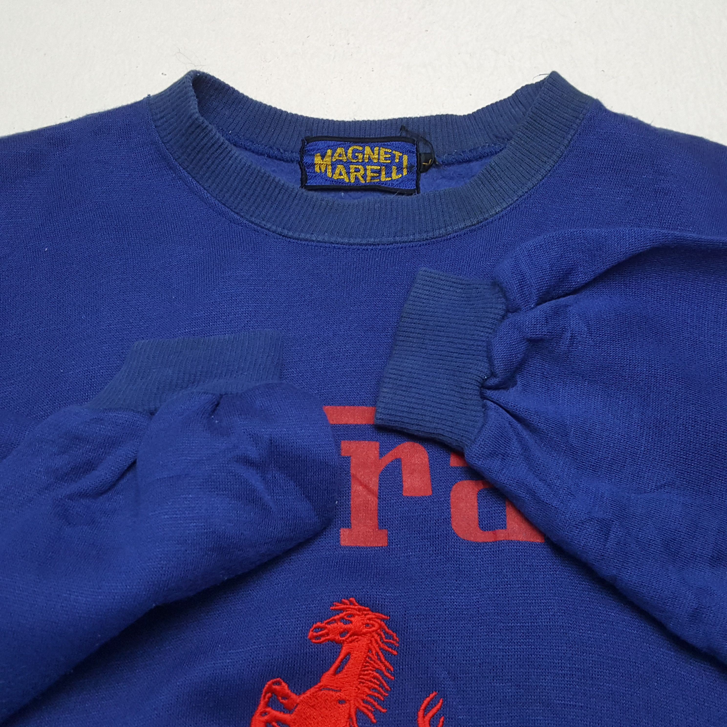 Ferrari × Vintage FERRARI MAGNETI MARELLI Center Logo Vintage Sweatshirt Size US M / EU 48-50 / 2 - 9 Thumbnail