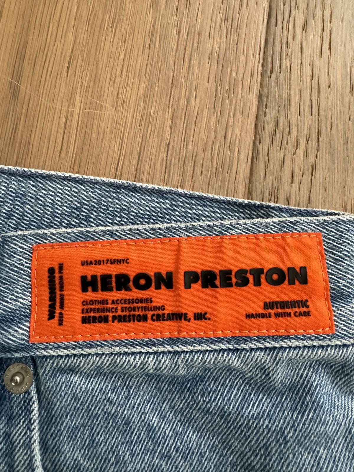 Heron Preston Heron Preston Patchwork Denim Pants Size US 31 - 3 Thumbnail