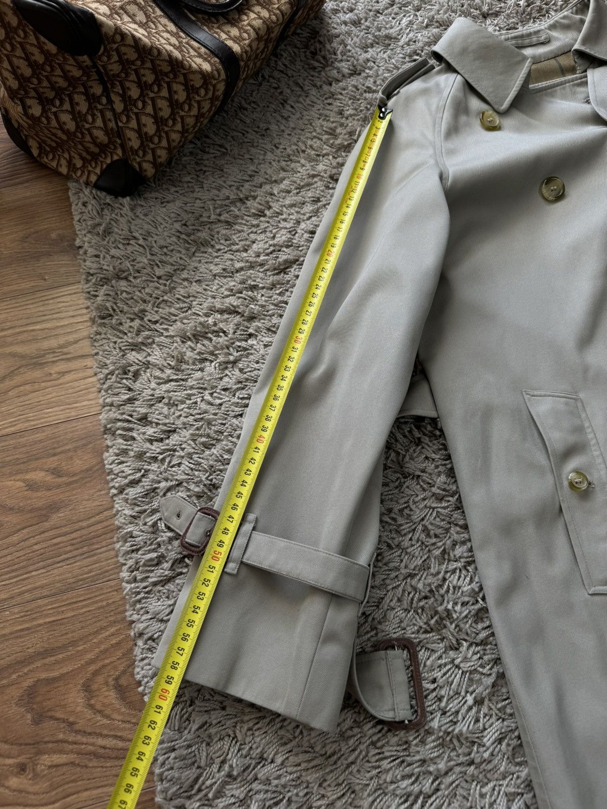 Burberry × Vintage Vintage trench coat Burberry original luxury streetwear item Size M / US 6-8 / IT 42-44 - 8 Thumbnail
