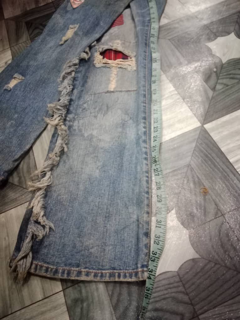 If Six Was Nine × Japanese Brand Lust distressed patches jeans Size 34" / US 12 / IT 48 - 13 Thumbnail
