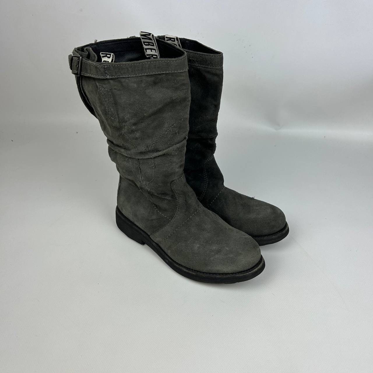 Dirk Bikkembergs Dirk Bikkembergs Suede Biker Boots size 38 Size US 8 / IT 38 - 1 Thumbnail