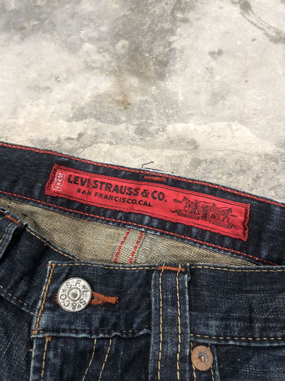 Levi's Made & Crafted Levi’s 506 Jeans crazy design Size US 30 / EU 46 - 4 Thumbnail