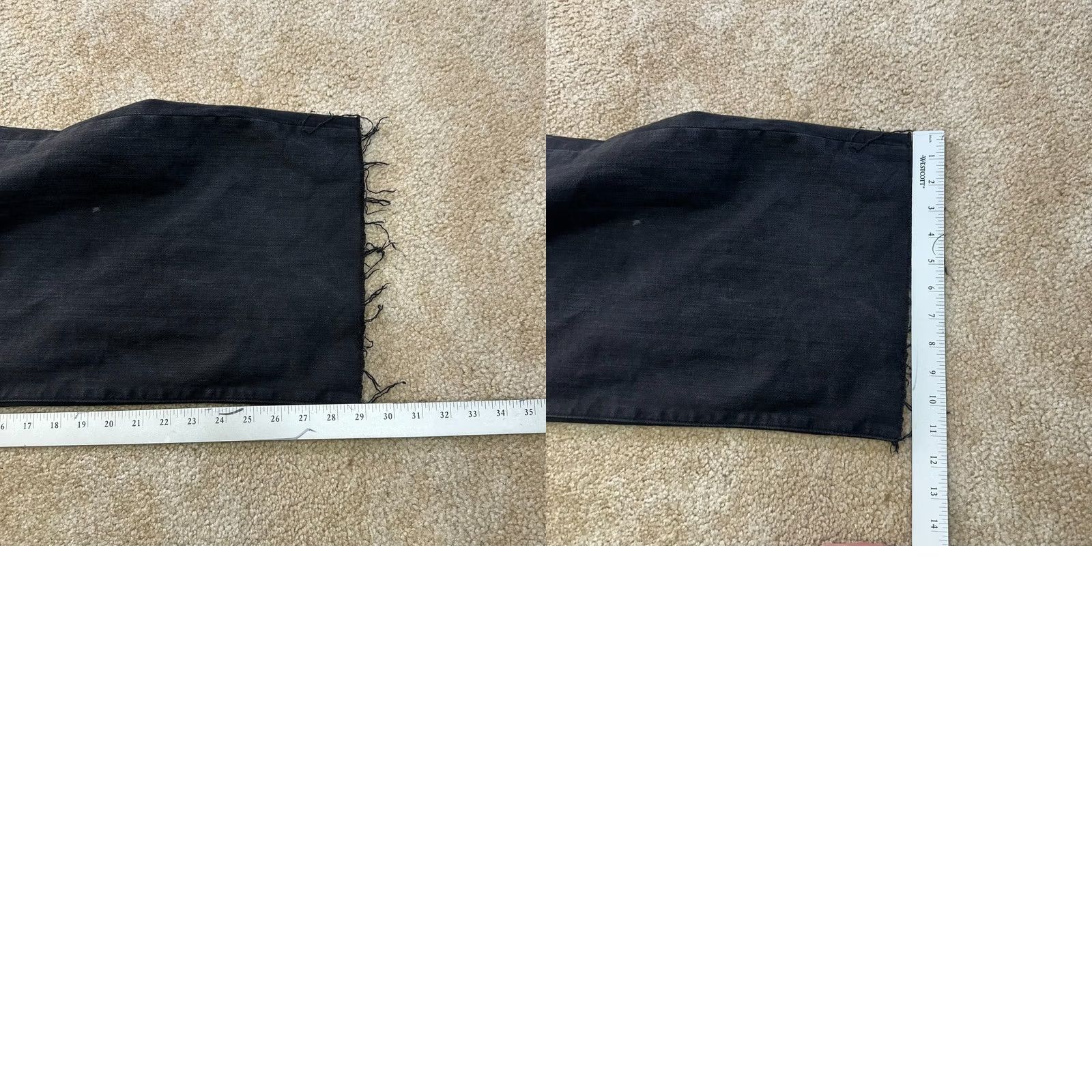 Madewell Madewell Jeans Black 33T Wide-Leg Womens Cotton Elastane Denim 5-Pocket High Rise Inseam 29 Vintage N/A Size 24" / US 00 / IT 34 - 9 Thumbnail