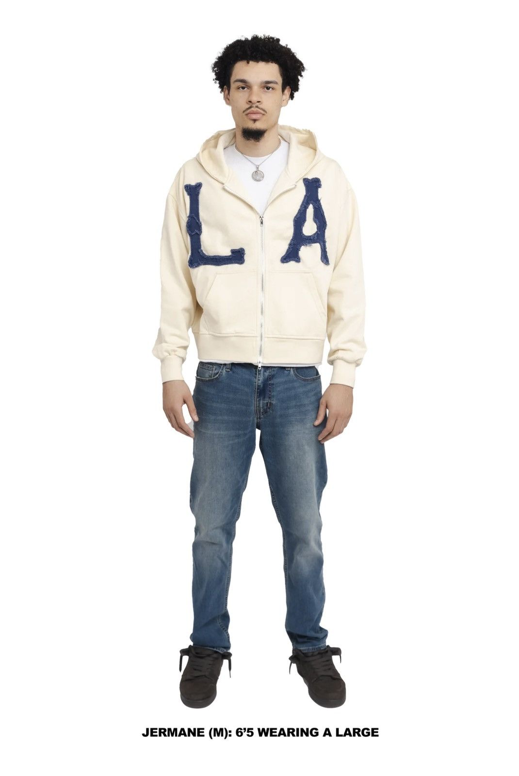 Other Memory Lane Park LA Zip Up - Cream L Size US L / EU 52-54 / 3 - 5 Thumbnail