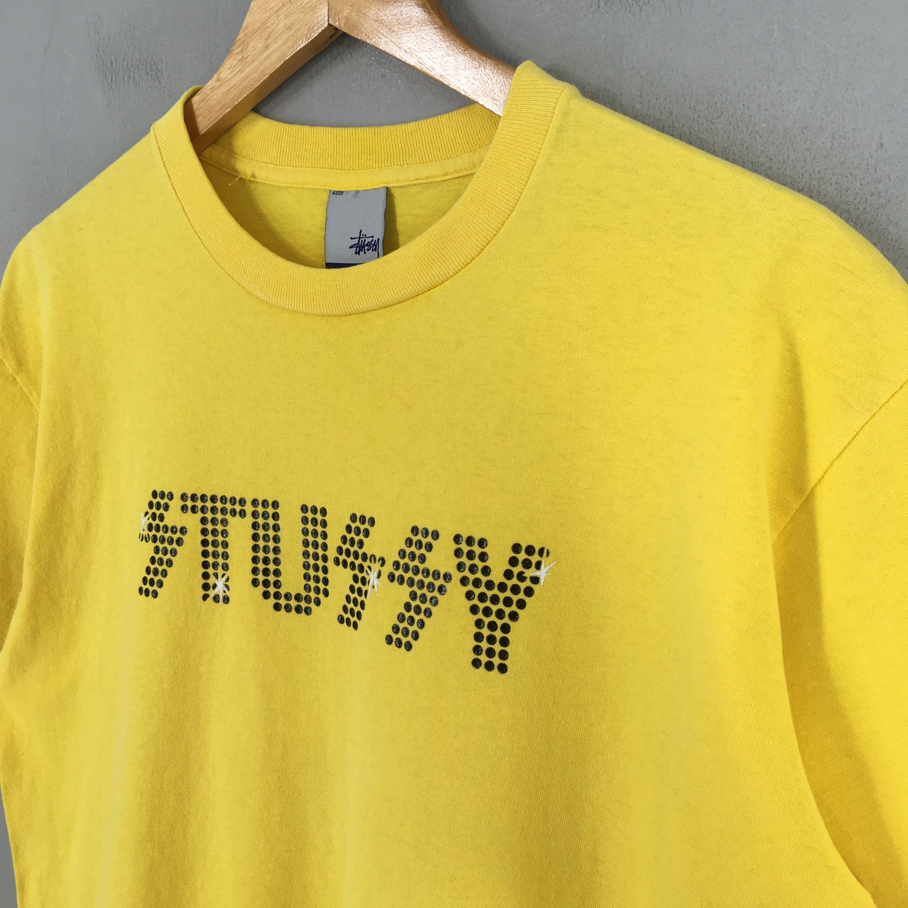 Stussy × Vintage Vintage 90s Stussy Kiss Style Wording Logo T shirt Large Size US L / EU 52-54 / 3 - 3 Thumbnail