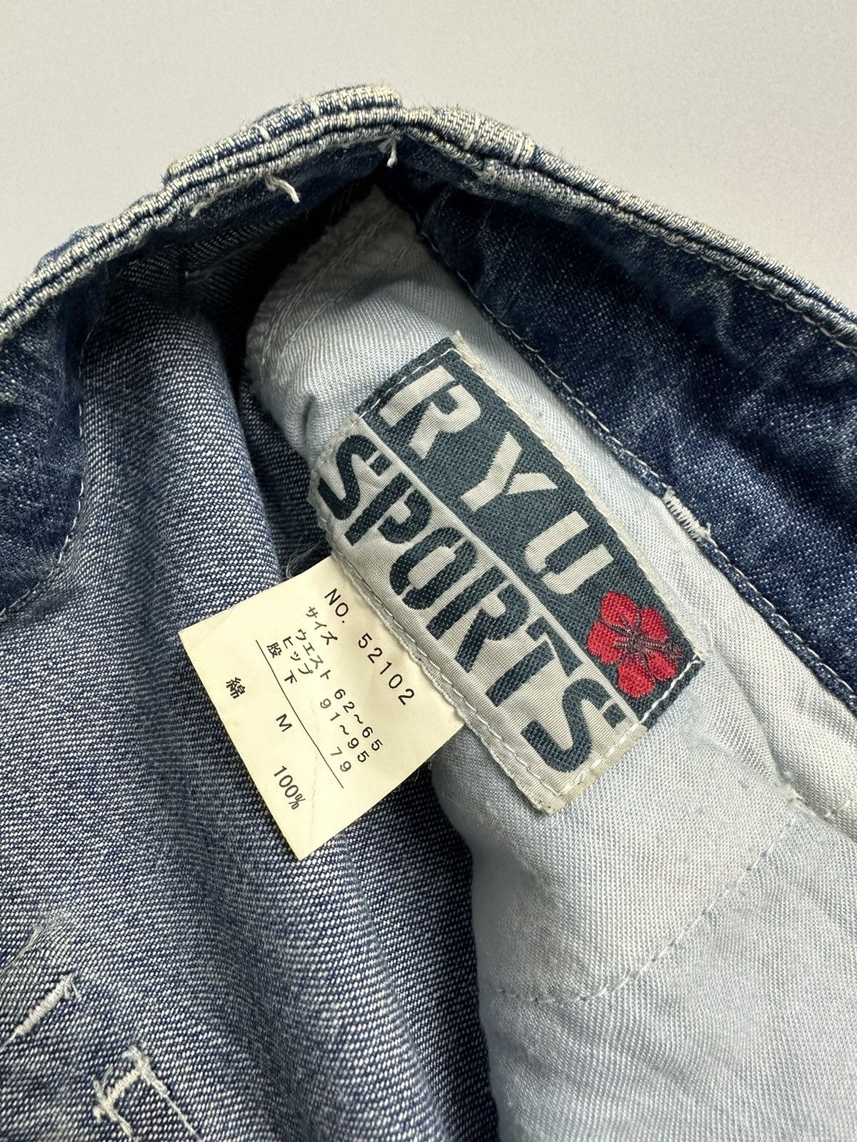 Japanese Brand Japanese Baggy Ryu Sport Big Pocket Jeasn Size US 28 / EU 44 - 9 Thumbnail