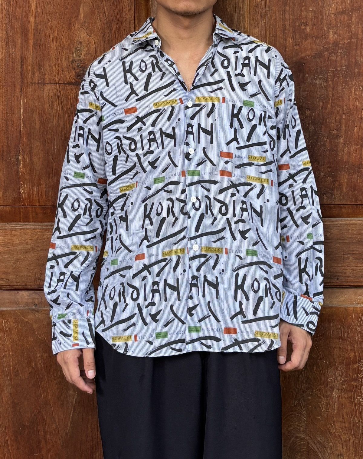 Comme des Garcons SHIRT All over Printed Shirt Juliusz Slowacki Size US S / EU 44-46 / 1 - 10 Thumbnail