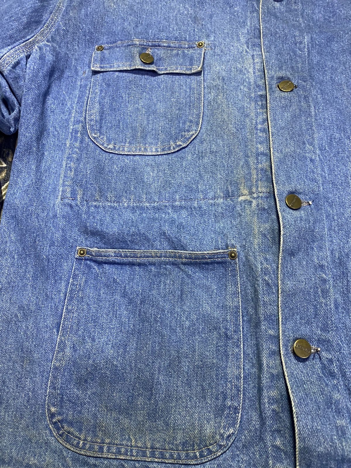 Carhartt Vintage 80s Carhartt Chore Denim Jacket Size US L / EU 52-54 / 3 - 9 Thumbnail
