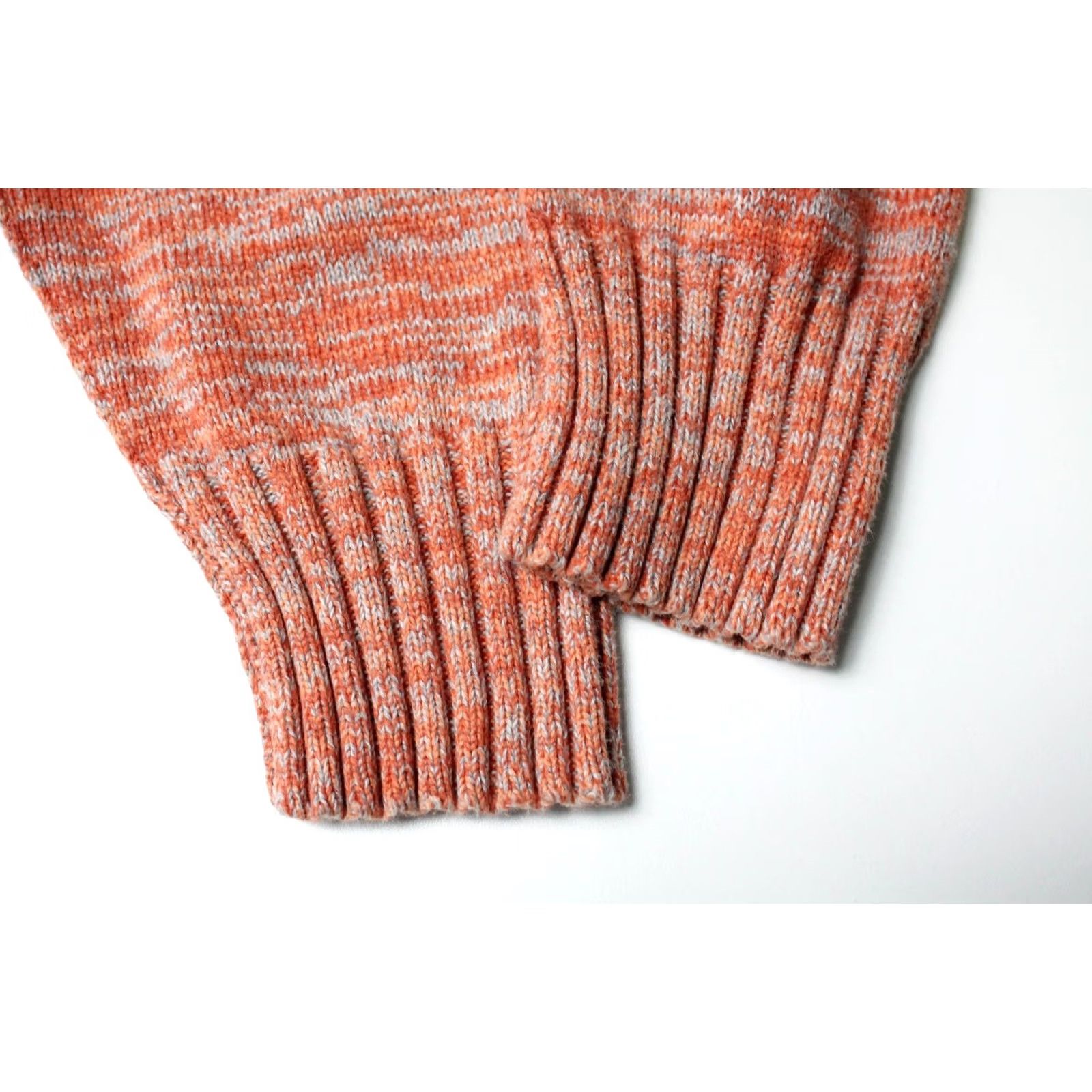 Harley Davidson HARLEY-DAVIDSON Jumper Women's XL Zipped Up Knitted Melange Orange Peach Hoodie Size XL / US 12-14 / IT 48-50 - 6 Thumbnail