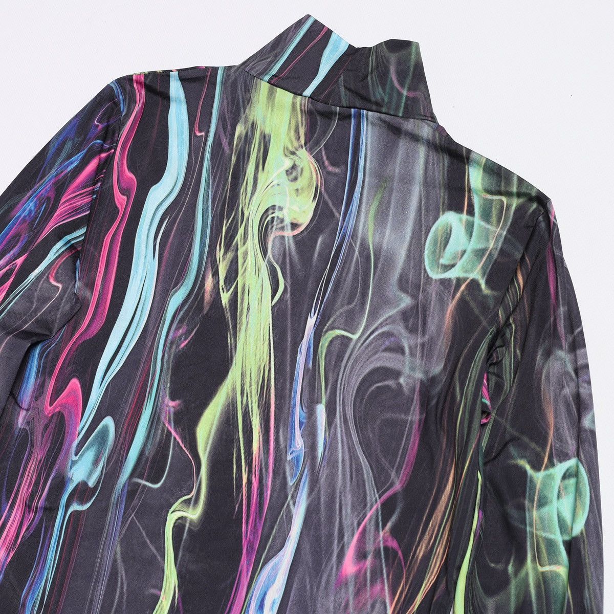 Roberto Cavalli Roberto Cavalli Vintage Liquid Multicolour Top Longsleeve Size XS / US 0-2 / IT 36-38 - 7 Thumbnail