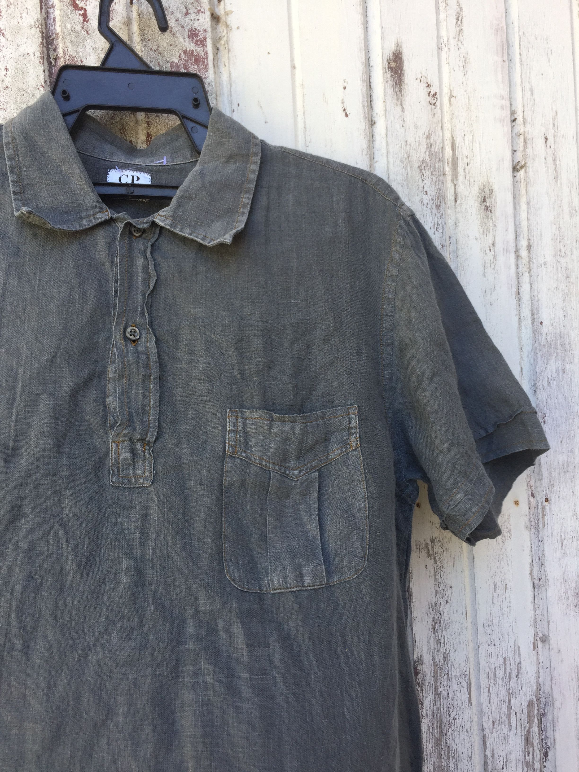 C.P. Company Vintage CP Company Faded Popover Shirt Grailed