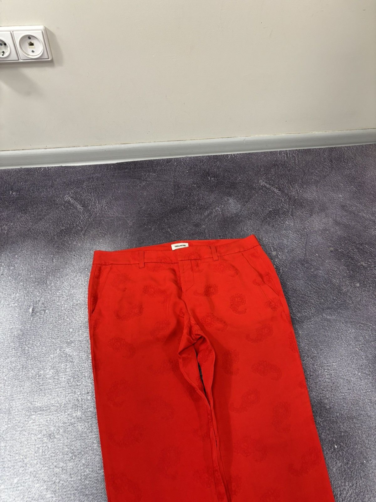 Zadig & Voltaire Zadig & Voltaire Prune Jac Paisley Jacquard Viscose Pants Size 28" / US 6 / IT 42 - 4 Thumbnail