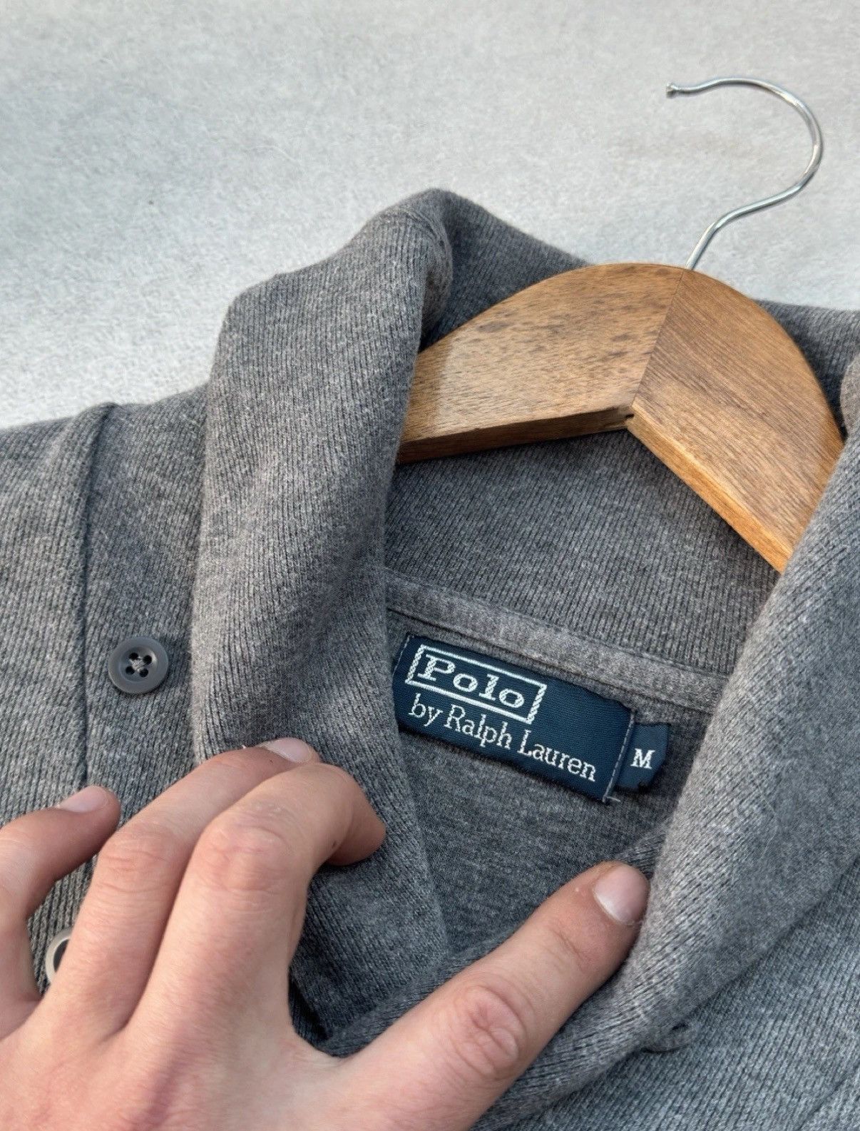 Polo Ralph Lauren Vintage Polo Ralph Lauren Shawl Collar Neck Jumper Sweater Size US M / EU 48-50 / 2 - 4 Thumbnail