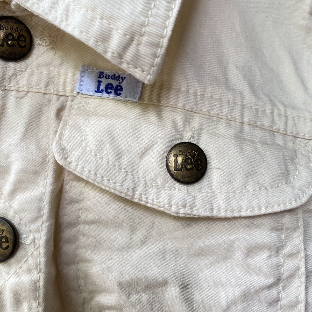 Lee Lee Kids Cream Denim-Style Jacket – Size 110 Size US XXS / EU 40 - 7 Thumbnail